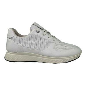 ECCO ST.1  White Leather women’s Sneaker Size 8 US 40 EU Good Used Condition!